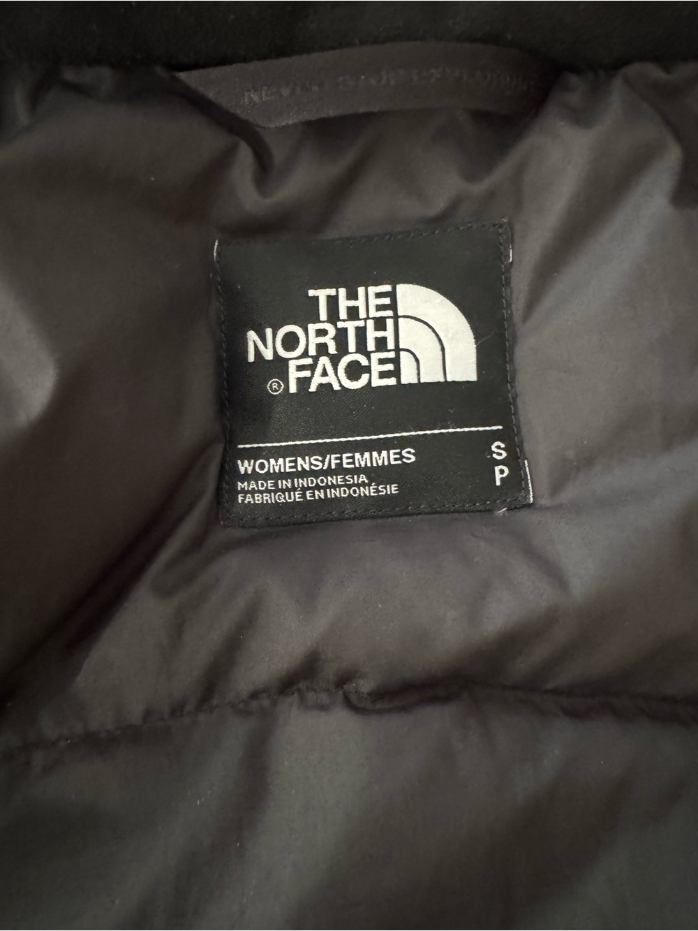 The North Face Arctic Parka Women's S Black Goose Down Faux Fur Hood Long Coat - Picture 9 of 10